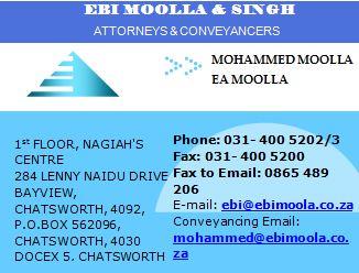 Ebi Moolla & Singh