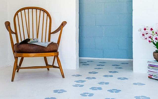 Paint Your Floors With Chalk