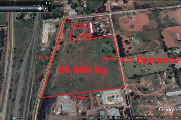 This 66 886 Square meter Industrial zoned land should be on top of your priority list ...