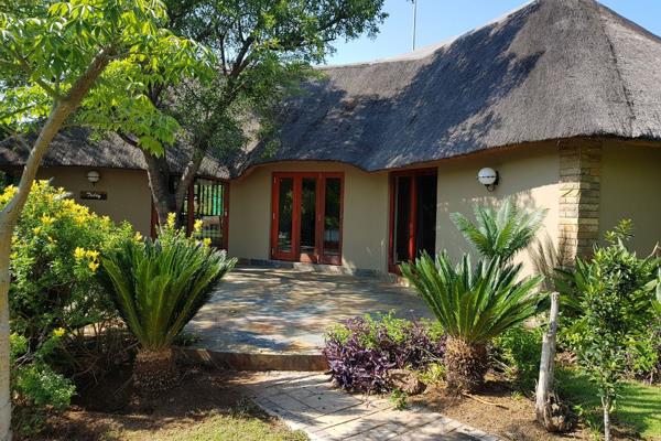 This beautiful lodge is 55km west from Bela Bela

8.5 ha bushveld property, lodge and totally fenced with an electrified game ...