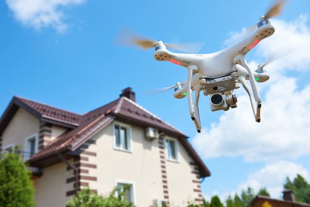 Drones and shop real estate