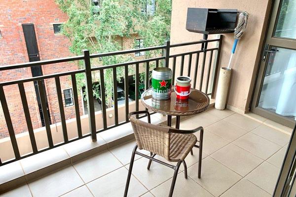 This unit has one bedroom with built in cupboards and one bathroom.  Open plan kitchen and living area with a balcony.  Complex is ...