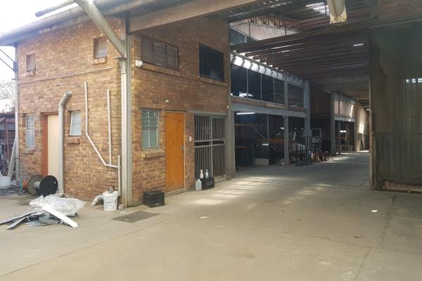 - Close to N17 and R21 highways 
- Big Engineering workshop
- Offices/ reception/ ablution.
- 3 Commercial shops
- 2000 m&#178; ...