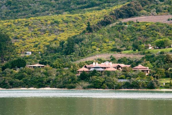 A stately homestead with immense views spanning the famous Knysna Lagoon, presenting ...