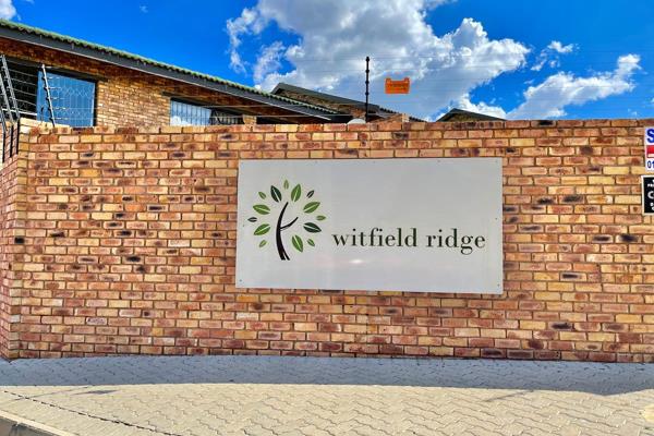 Witfield Ridge - Secure residential estate in Witfield, Boksburg, Gauteng.

Witfield Ridge - Brand new secure apartment homes - From ...