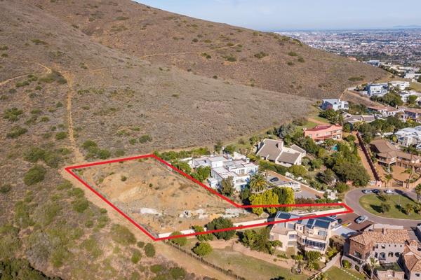 BEST ADDRESS  - Not many plots left in Plattekloof and this one is enormous !!   2285m2 plot nestled high up alongside the nature ...