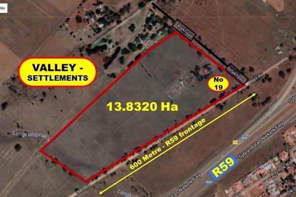 Ideal for visibility to the R59, Sybrand-van-Niekerk-Highway (R59)
Corner property ...