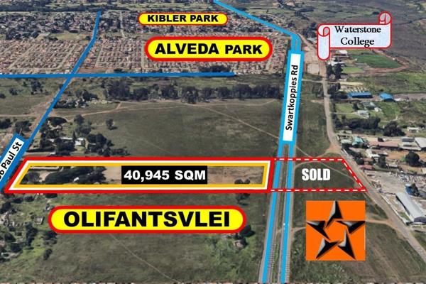 Opportunity for developer in Olifantsvlei, close to 
Vereeniging Rd pass Lido-Hotel, to ...