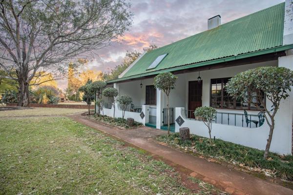 Nestled amidst tranquil Bluegum trees along the picturesque Garsfontein Road in the ...