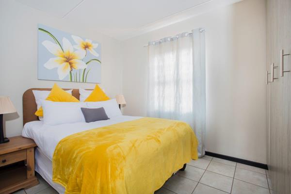Modern 2 bedroom apartment found inside a well situated security estate with 24 hour patrolling guards. 

The Apartment Includes:
•  ...