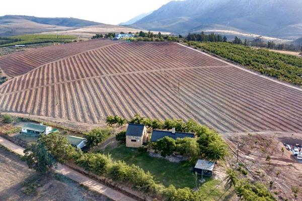 Do you dream of a Country lifestyle with breathtaking views over mountains that only the Overberg can offer you.  This farm, about 11km ...