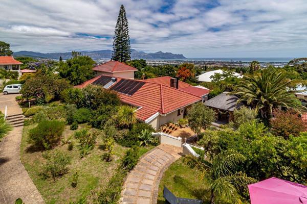 Situated on the slopes of Somerset West with panoramic views of beautiful False Bay, mountain ranges and the Indian Ocean 

Features ...