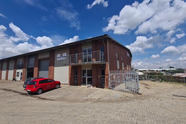 A 614sqm warehouse is available for lease in Commercia, Midrand. Located within a secure ...