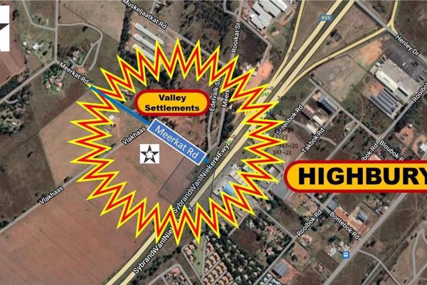 4 Ha &amp; 100 Metre R59 Frontage (@R 54/m2)
Highly visible from R59 Highway, Highbury ...