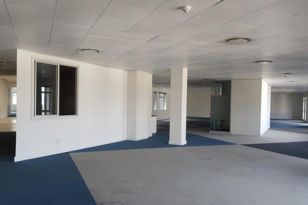 This commercial office space offers large floor plates with a corporate fit out in place ...