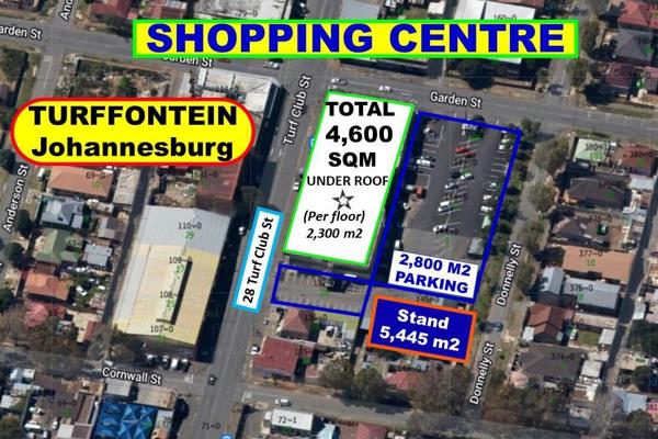 2 levels  shopping centre on a busy corner 
Fully let,  with an income of about R175k/m ...