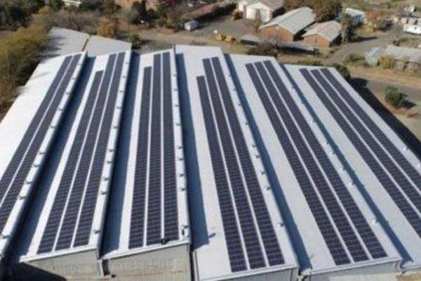 Warehouse in Hamilton with solar systems on the roof this will save a lot of electricity during day time when the sun is shinning, the ...