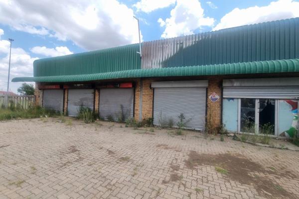 Amazing investment opportunity to revive township economy. This used to be the heart of trading in Jouberton. The is a huge potential ...