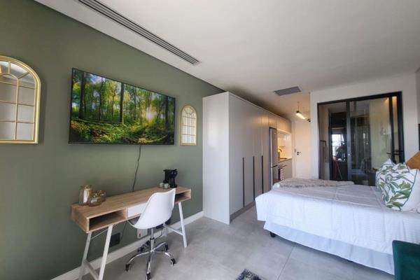 This furnished studio apartment boasts upmarket finishes, SMEG appliances, stunning ...