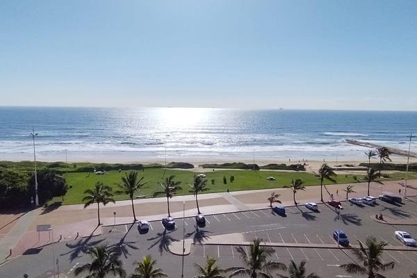 Prestige frontline apartment in sought after building overlooking durbans golden mile , the promenade and within walking distance to ...