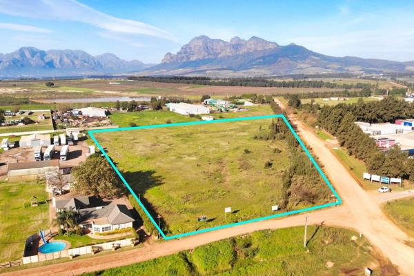 22 045 m2 / 2.2HA of Industrial land is situated in Ben Bernard Estate, which is next to Zandwyk Park and opposite the new Paarl ...