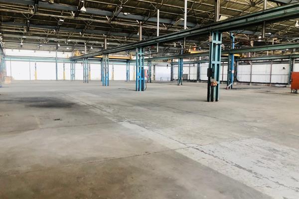 21,000m&#178; warehouse nestled in Elandsfontein industrial node. 
Offers 7 cranes ...