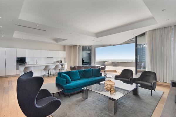 Perched on the 23rd floor, this exquisite penthouse in Cape Town offers a mesmerizing ...