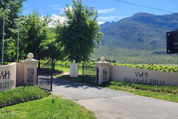 Waverley Hills Farm, Tulbagh Rural, 

Wedding Venue, Organic Wine &amp; Olive Farm

Land 100ha
Under vine 15ha
Olives 7ha

Well-drained ...