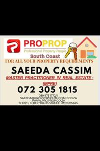 Agent profile for Saeeda Cassim