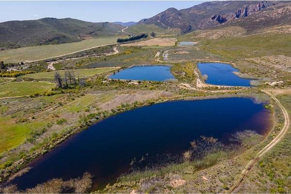 This 739 ha farm is situated at the foothills of the Riviersonderend Mountain range about 20 km from Robertson. There is only a 10 km ...