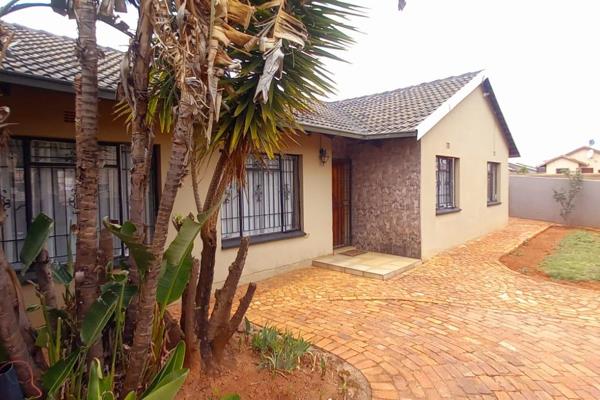 Welcome to this NEAT 3 BEDROOM &#39;WALK IN&#39; home located on a corner just off Jewel street in extension 13 of Lenasia. This ...