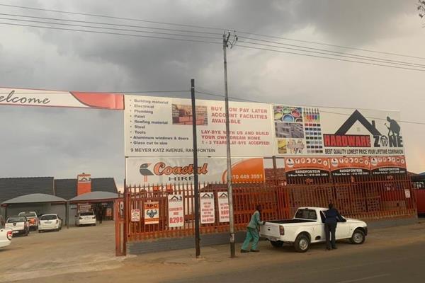 In Randfontein, a significant commercial property opportunity awaits you – a hardware ...