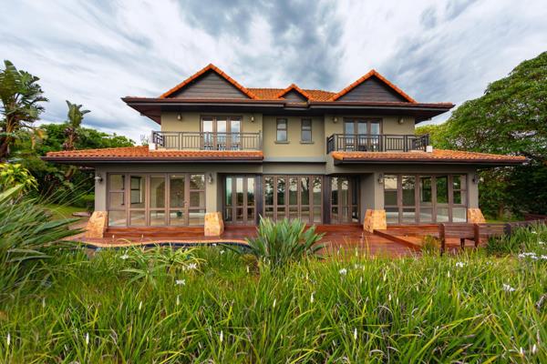 This magnificent property is set on an elevated location with expansive views across the estate
and the beautiful Indian Ocean in the ...