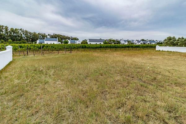 Come and build your dream home and experience country living on this working wine farm. This vacant erf has never been on the market ...