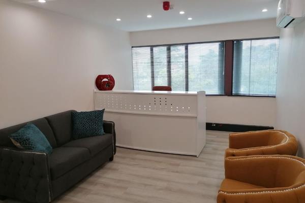 This open plan unit with central aircon and LED lighting comes with a shared reception ...