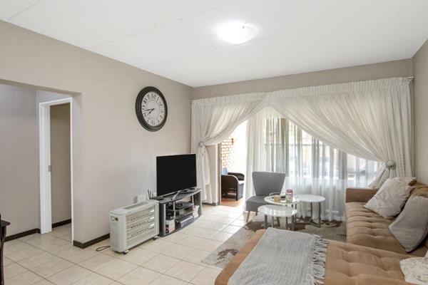 This beautiful home consists of 2 bedrooms and 2 bathrooms.

Open plan lounge and spacious kitchen with room for two ...