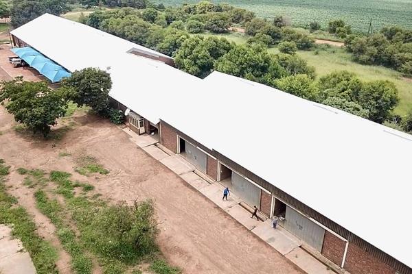 Spanning approximately 4,500 m&#178;, the main focal point is a substantial building serving as a capacious warehouse. This ...