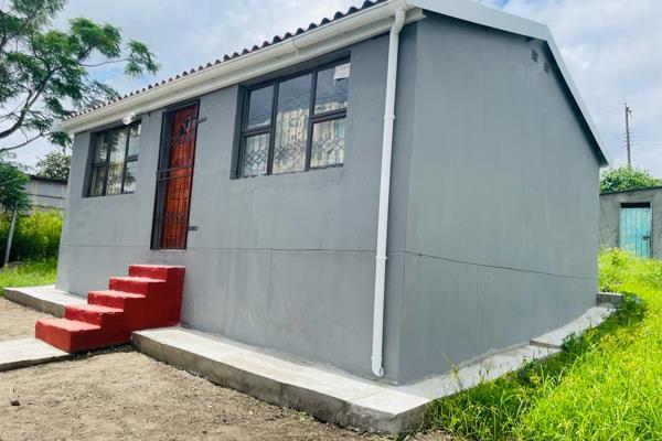 This a recently renovated house with 2 bedrooms, 1 bathroom, and toilet is outside. 
It has tiled floors, aluminium windows with ...