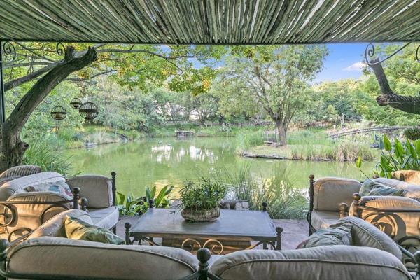 Nestled on a tranquil part of the Vaal River surrounded by lush gardens, this private estate enjoys breathtaking river views and ...