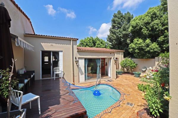 Tucked away in a secluded complex in Bryanston, this delightful 2-bedroom, 2-bathroom townhouse is the epitome of peaceful living with ...