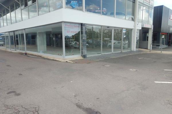 This, recently renovated showroom in Gasoline Alley,  has huge glass frontage facing Josiah Gumede.  The ideal showroom with maximum ...