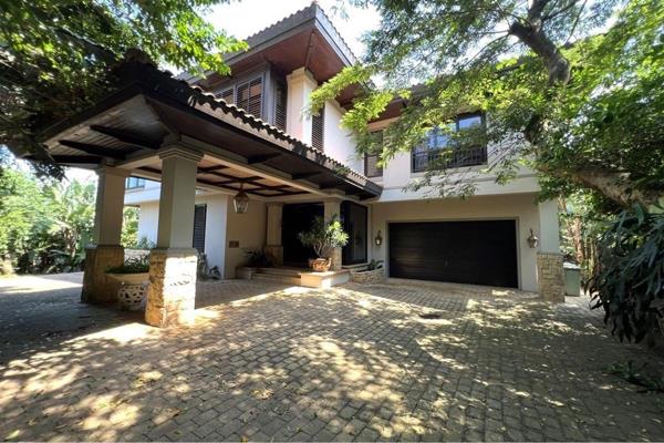 Introducing a masterpiece of Zimbali&#39;s classical architecture, this stunning home stands as a testament to meticulous craftsmanship ...