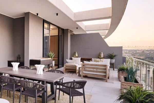 Image showcasing Step into ECO Residences' 2-storey penthouse that features a high ...