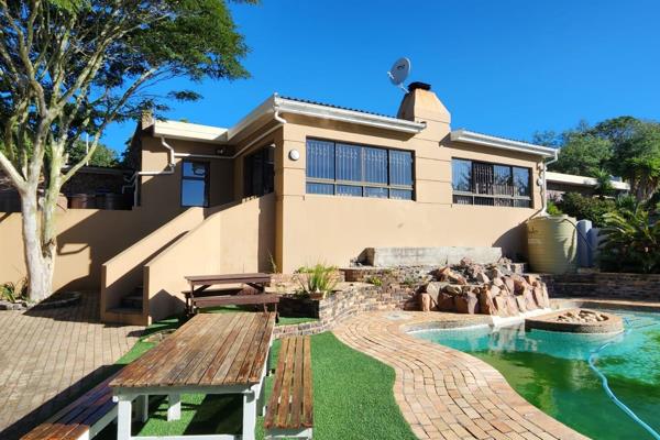 This fabulous home features outdoor pool, patio, Lapa and Fire pit area with distant city views. Lovely build in bar and indoor braai ...