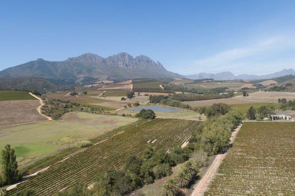 A one in a million chance to own a small farm in the winelands, 5 minutes away from the historic core of Stellenbosch.  The Zoning is ...