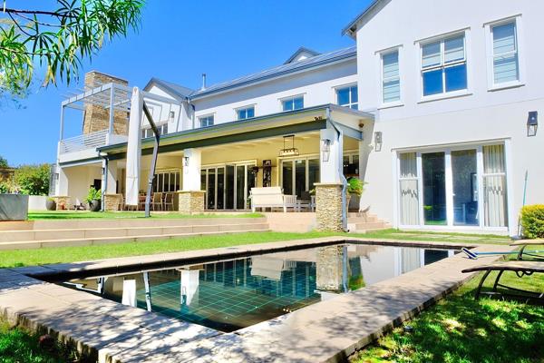 Nestled within the prestigious enclave of Steyn City, this exquisite free-standing home ...