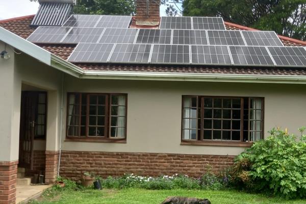 Tired of load shedding? Looking to go OFF THE GRID? This property has the answer with it&#39;s recently installed solar system ...