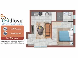 1 Bedroom 1 Bathroom