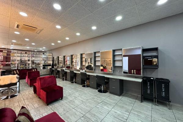 Beautiful well designed salon in the market, exceptionally neat and modern.
Equipment included :
* 7 Hair dresser stations
* 2 Make-up ...