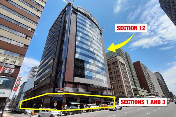 ection 1 &amp; 3 (Ground Floor) - Combined Extent: +/- 870 sqm | 9 Parking Bays | ...